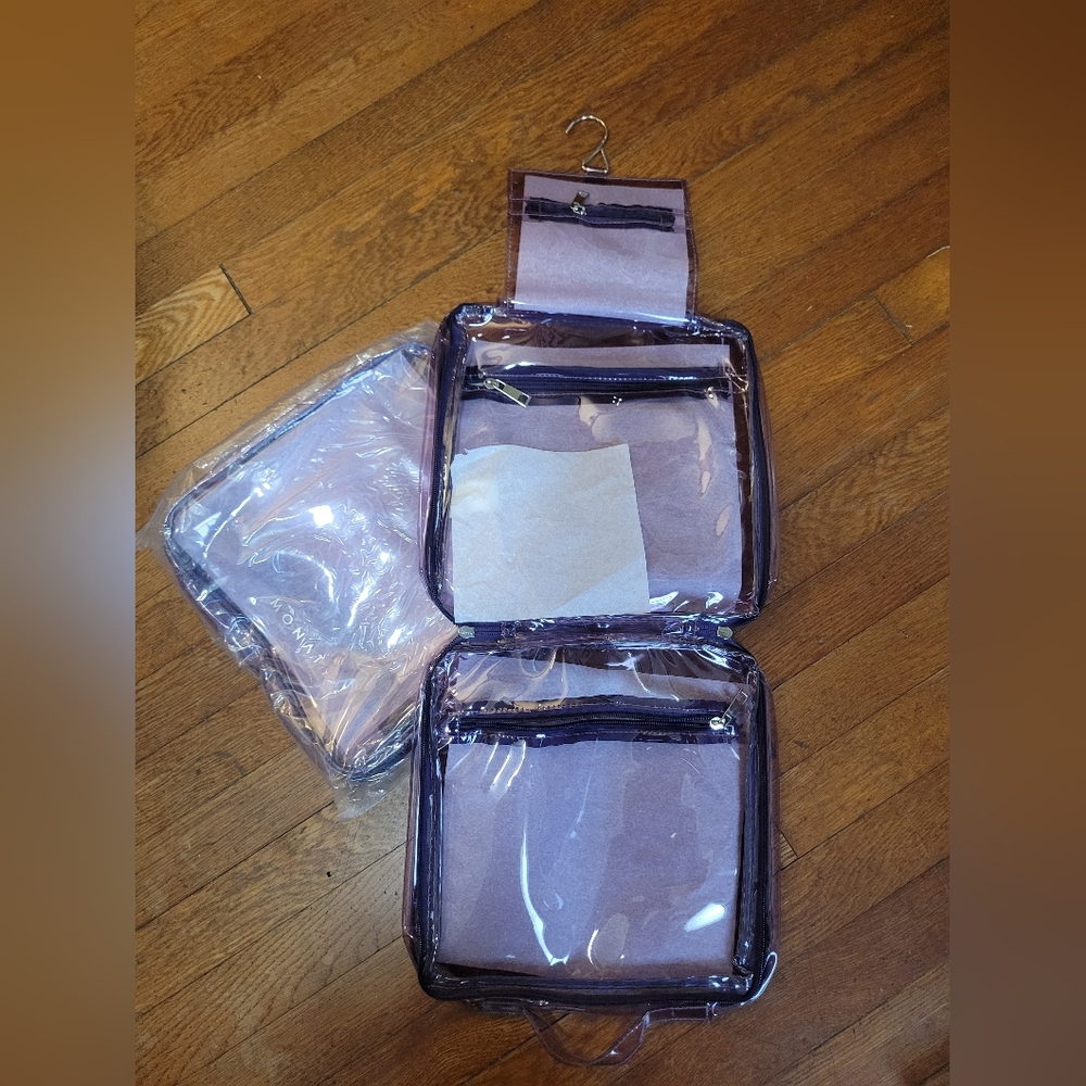 Clear Hanging Travel Organizer By Monat, Two items